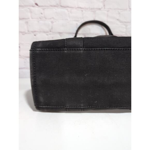 Marc Jacobs Black Gray Canvas Medium The Tote Bag with Dust Bag - Picture 11 of 16